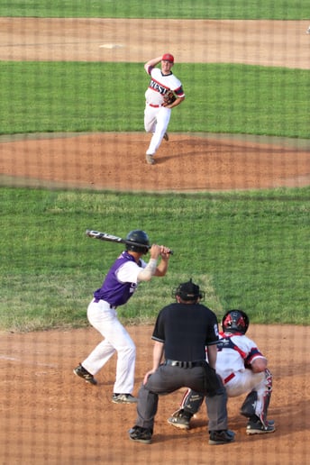 Pitcher on 2017 SEBA Legion Team in motion